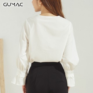 Áo cổ bẻ nút vàng AA601 GUMAC