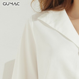 Áo cổ bẻ nút vàng AA601 GUMAC