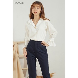 Áo cổ bẻ nút vàng AA601 GUMAC