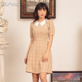 Đầm caro cổ peterpen GUMAC DA461_CARO
