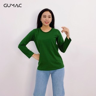 Áo thun tay dài basic GUMAC AT11856