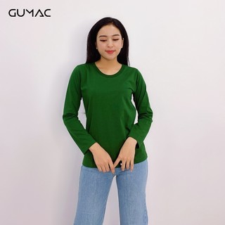 Áo thun tay dài basic GUMAC AT11856