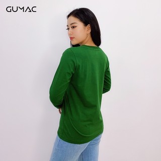 Áo thun tay dài basic GUMAC AT11856