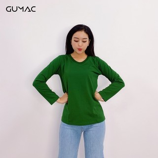 Áo thun tay dài basic GUMAC AT11856