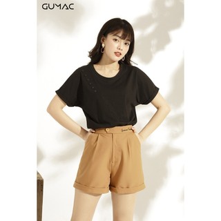 Áo thun tay dơi đính nút GUMAC AT10972
