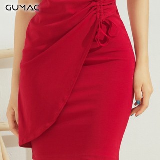 Đầm thun rút eo DA606 GUMAC