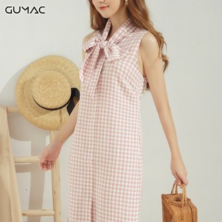 Đầm suông thắt nơ DA637 GUMAC