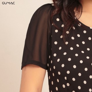 Đầm Jumpsuit chấm bi GUMAC DA437_DEN