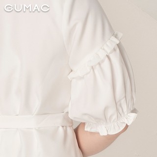 Đầm nữ oversize cổ bèo GUMAC DA961