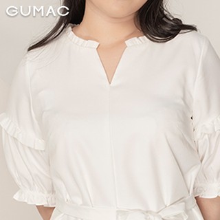 Đầm nữ oversize cổ bèo GUMAC DA961