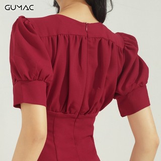 Đầm vạt đắp nhún DA666 GUMAC