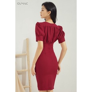 Đầm vạt đắp nhún DA666 GUMAC