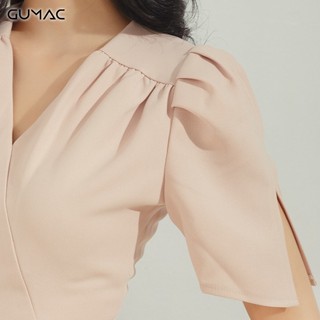 Đầm vạt đắp nhún vai DA667 GUMAC