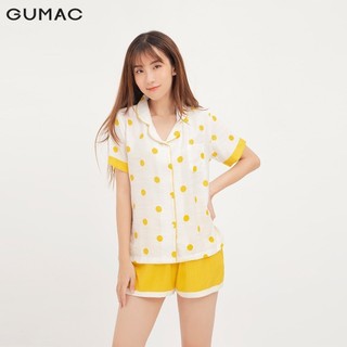 Đồ bộ pyjama nữ cổ viền GUMAC SA1230