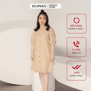 Đầm suông nữ oversize túi đắp gumac da963
