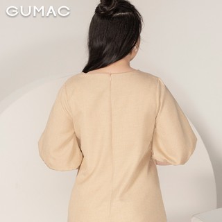 Đầm suông nữ oversize túi đắp GUMAC DA963
