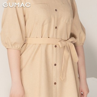 Đầm suông nữ oversize túi đắp GUMAC DA963