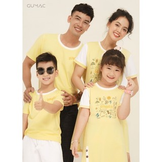 Đầm thun xẻ trụ nút DA854 GUMAC