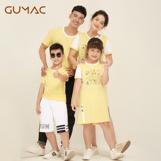 Đầm thun xẻ trụ nút DA854 GUMAC