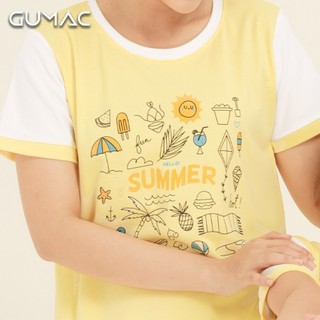 Đầm thun xẻ trụ nút DA854 GUMAC