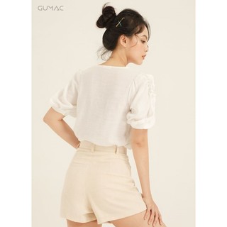 Quần short phối nút gỗ QA873 GUMAC