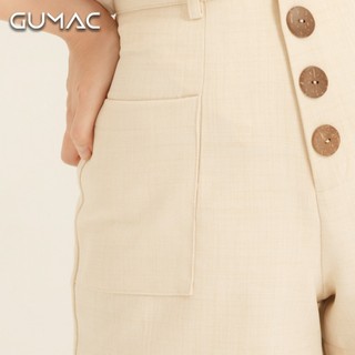 Quần short phối nút gỗ QA873 GUMAC
