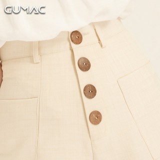 Quần short phối nút gỗ QA873 GUMAC