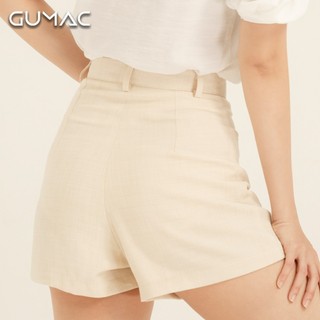 Quần short phối nút gỗ QA873 GUMAC