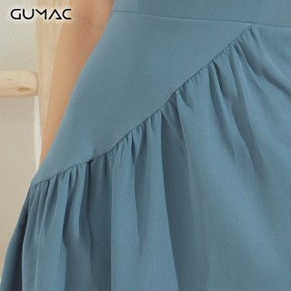 Đầm nơ lai bèo xéo DA619 GUMAC