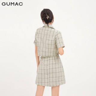 Áo nữ cổ Danton caro AA1273 GUMAC