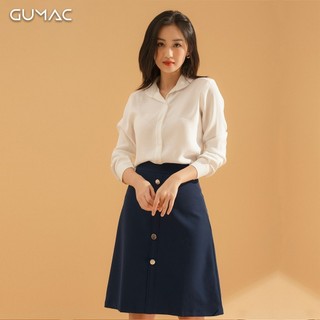 Váy phom A phối nút VA747 GUMAC