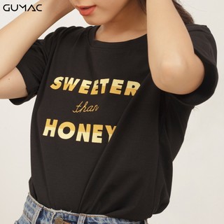 Áo thun in Honey GUMAC ATA435_DEN