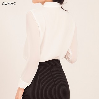 Áo sơ mi cột nơ AA502 GUMAC