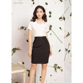 Chân váy nữ xếp ly kiểu gumac cv12028_den