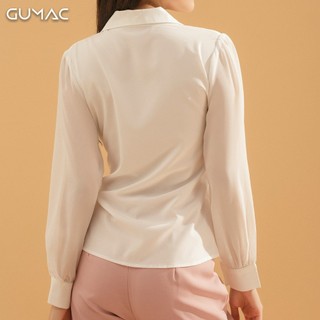 Áo cổ vest phối tay AA769 GUMAC