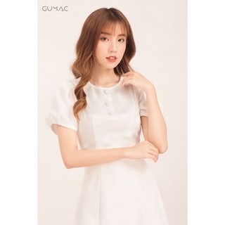 Đầm phối đô ren DA578 GUMAC