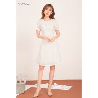Đầm phối đô ren DA578 GUMAC