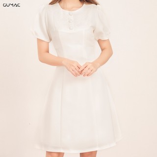 Đầm phối đô ren DA578 GUMAC
