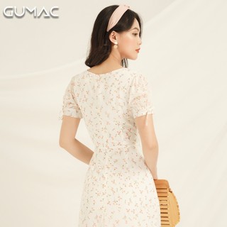 Đầm cổ U có nơ DA853 GUMAC
