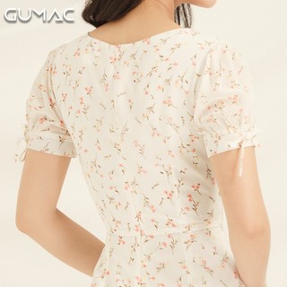 Đầm cổ U có nơ DA853 GUMAC