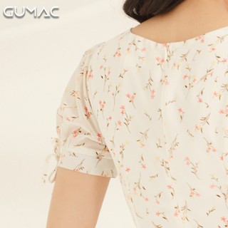 Đầm cổ U có nơ DA853 GUMAC