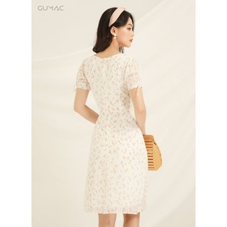 Đầm cổ U có nơ DA853 GUMAC