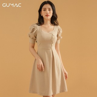 Đầm vạt đắp đính nút DA711 GUMAC