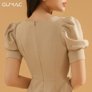Đầm vạt đắp đính nút DA711 GUMAC