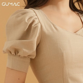 Đầm vạt đắp đính nút DA711 GUMAC