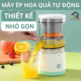 Máy Vắt Cam Tự Động , Máy Ép Hoa Quả Đa Năng Thông Minh Sử Dụng Sạc USB Tiện Lợi