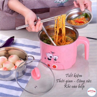  Nồi Lẩu Điện Mini Đa Năng  Ca Nấu Mì Siêu Tốc 