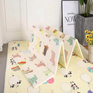 Thảm Xốp XPE Phủ Silicon 2 Mặt - Thảm Xốp Gấp Gọn 1M8 2M Chống Thấm Chống Trơn Trượt ( Mẫu Ngẫu Nhiên )