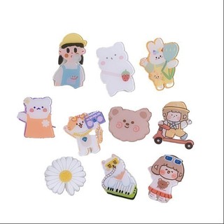 [HB Gift] Huy hiệu cài áo, mũ, balo, túi xách đáng yêu ( 1 bao 2 cái )
