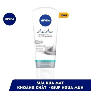 Sữa Rửa Mặt NIVEA Anti-Acne Ngừa Mụn | Sáng Da (100 g) - 82327
